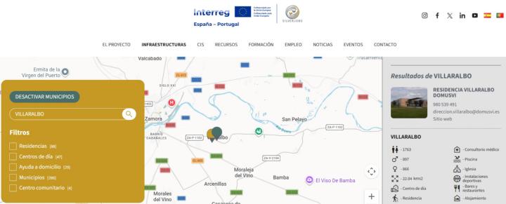 Recoge información sobre residencias, centros de día, centros comunitarios y servicios de ayuda a domicilio