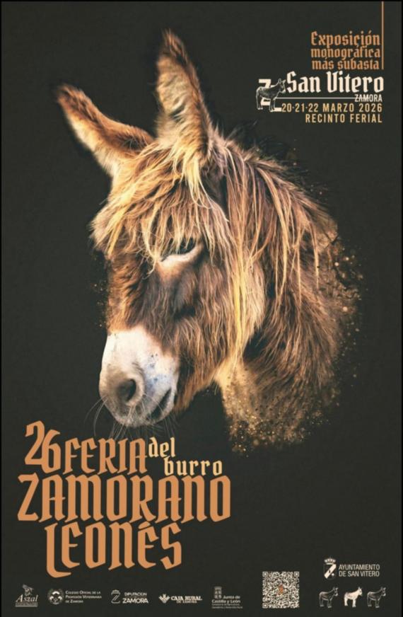 Cartel de ñla Exposición Monográfica y Subasta de Raza Zamorano Leonesa