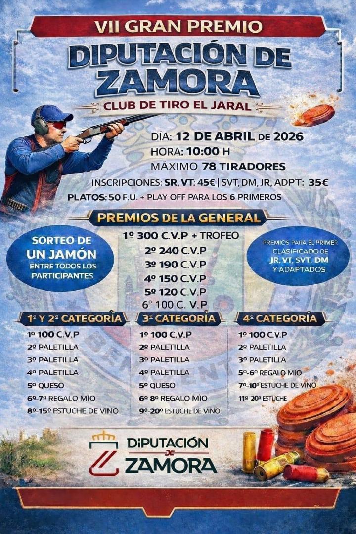 Cartel del VII Gran Premio de Tiro al Plato