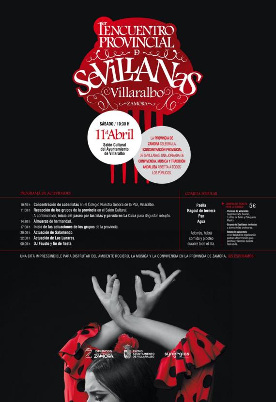 Cartel del I Encuentro de Sevillanas de la provincia