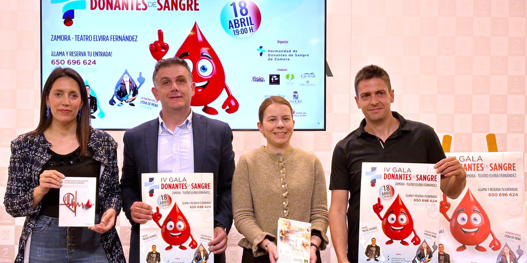 Presentación de la Gran Gala del Donante de Sangre