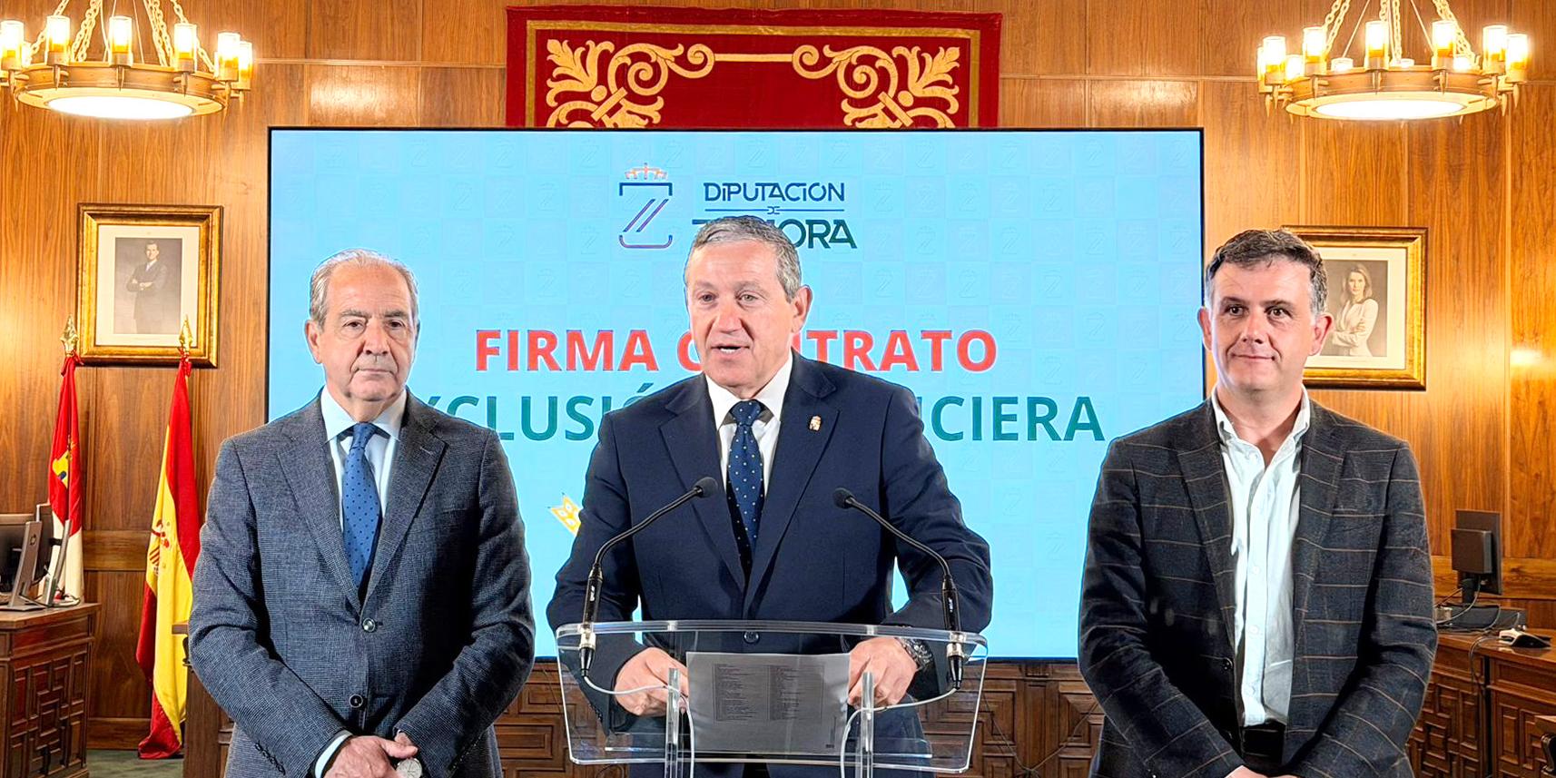 El objetivo es garantizar que los vecinos y vecinas de los pueblos de la provincia de Zamora puedan disponer de servicios bancarios básicos con independencia de su lugar de residencia