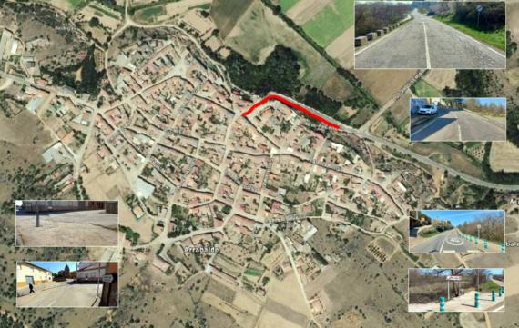 Detalles de la actuación prevista en el tramo de la ZA-L-1511