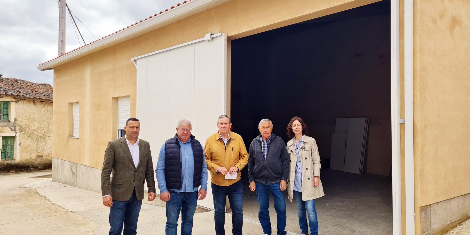 Momento de la visita de comprobación de las actuaciones ejecutadas
