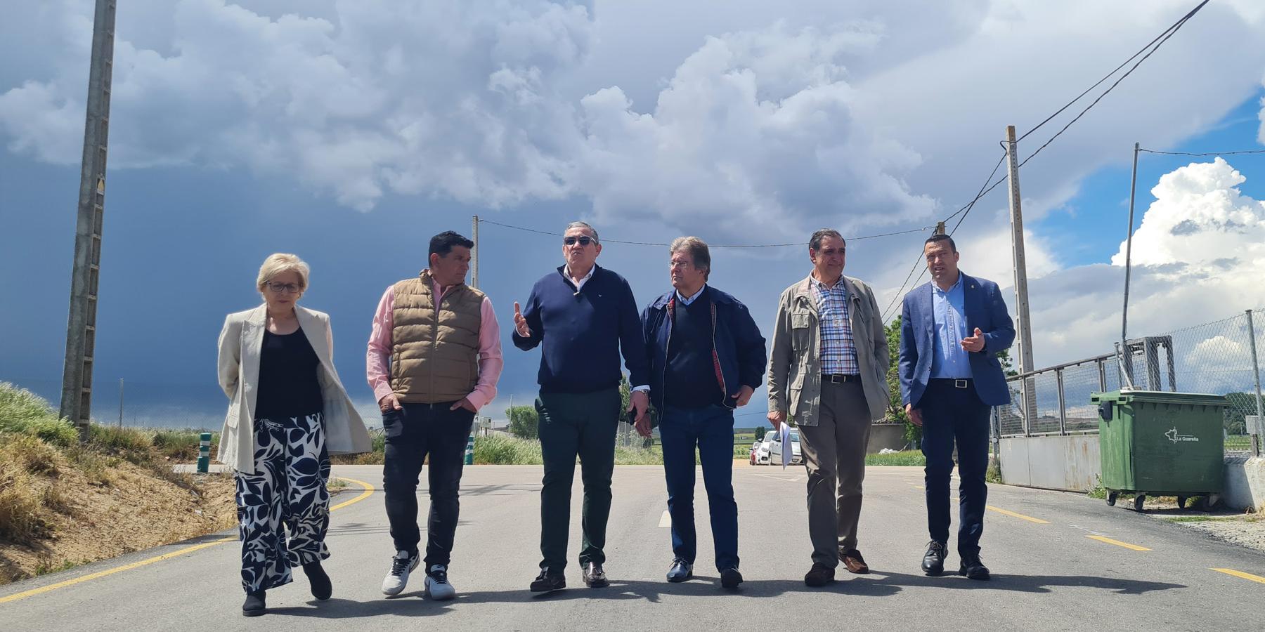 Visita a las actuaciones ejecutadas durante este mandado en Fuentesaúco