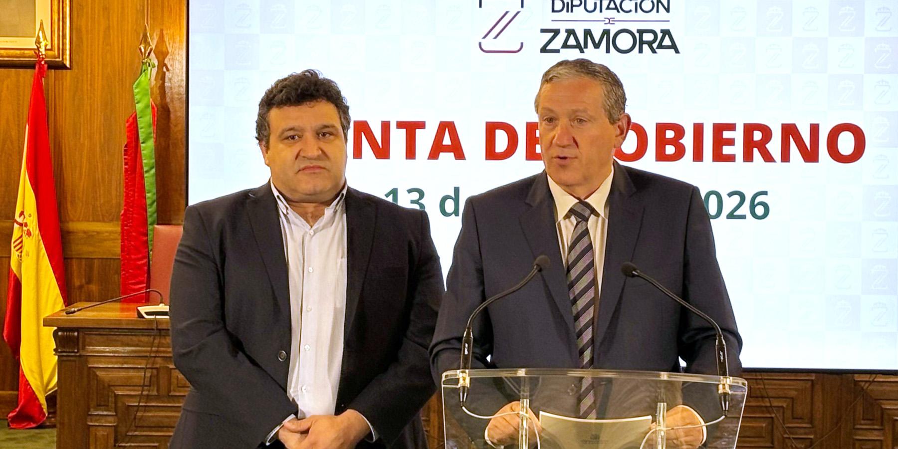 Rueda de prensa posterior a la Junta de Gobierno de la Diputación de Zamora
