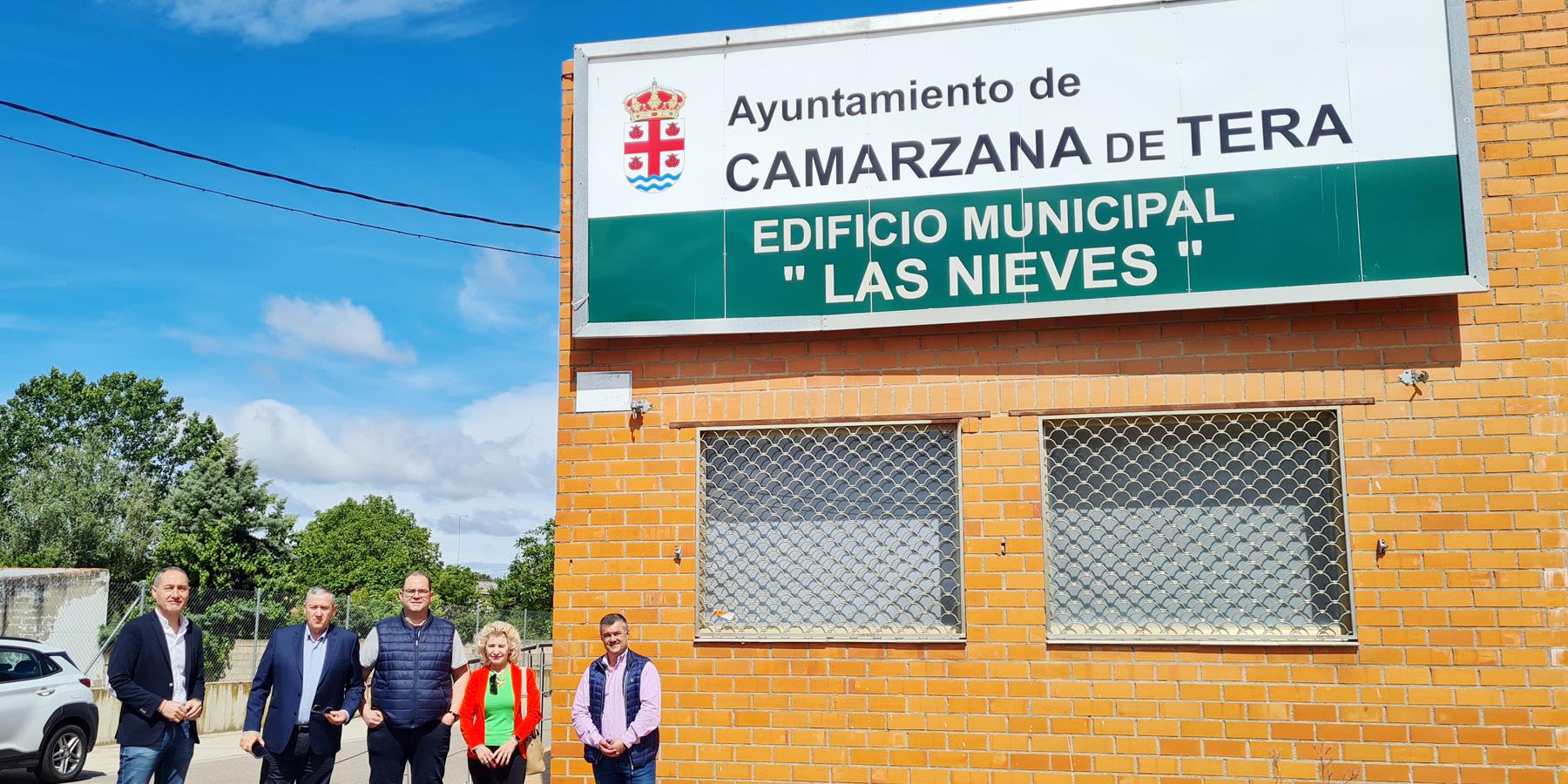 Camarzana de Tera representa un ejemplo de colaboración institucional para hacer posible actuaciones estratégicas que mejoran la calidad de vida de los vecinos