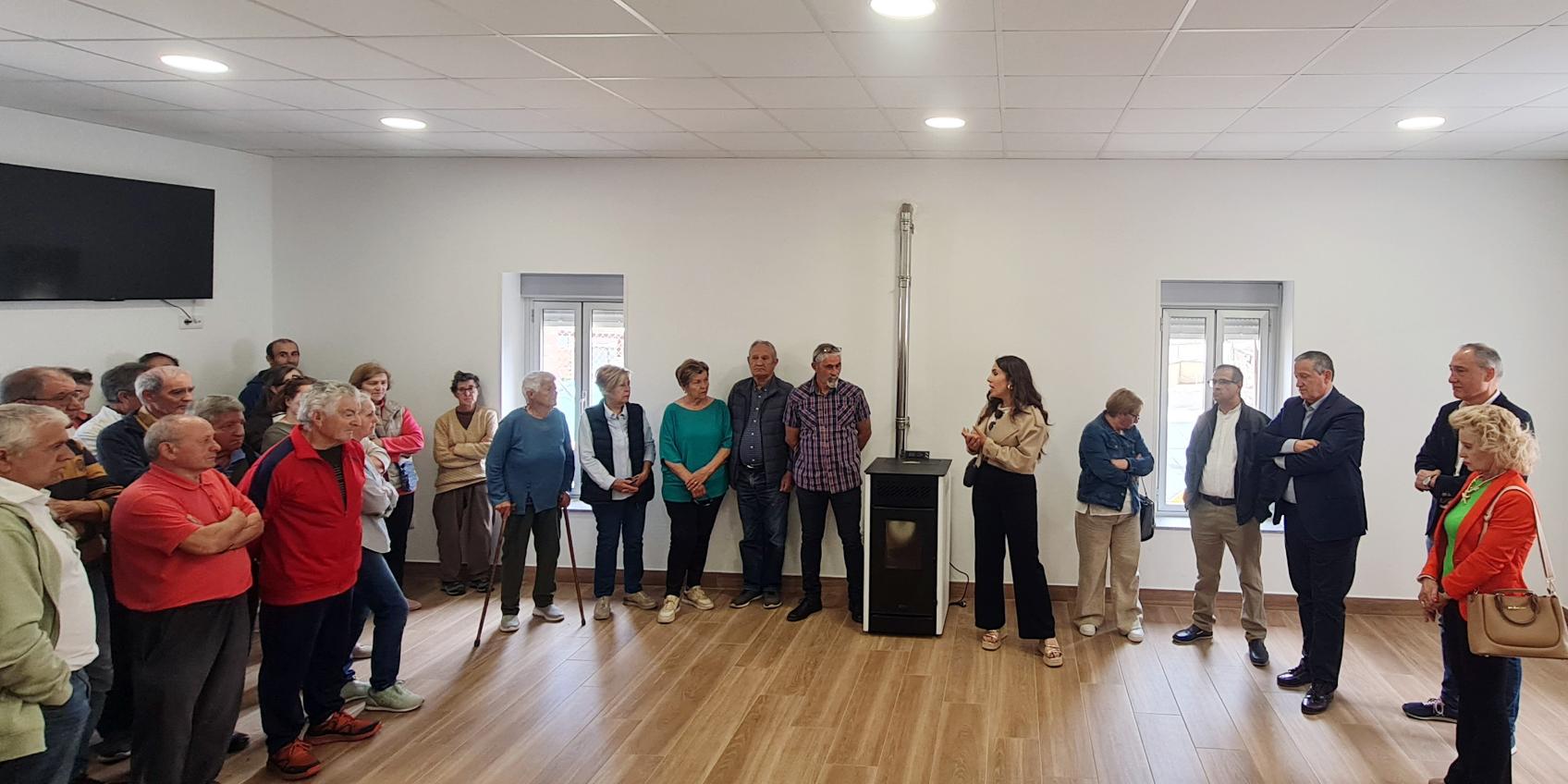 Visita e inauguración de las obras de acondicionamiento del local de usos múltiples