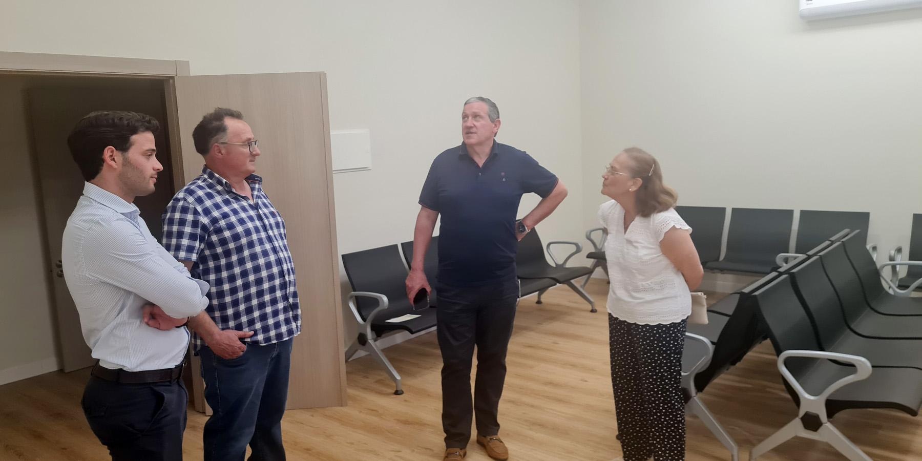 Visita a las obras de mejora ejecutadas en el municipio de Jambrina.