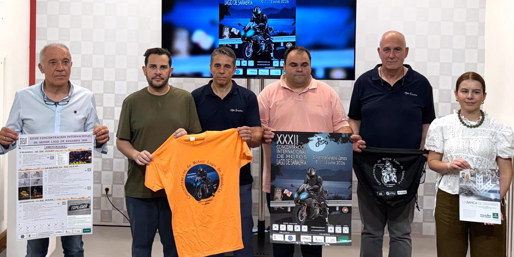 Presentación de la XXXII Concentración Internacional de Motos Lago de Sanabria