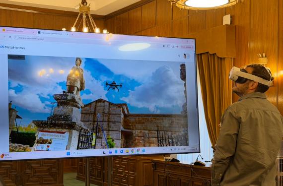 Momento de la presentación de los resultados del proyecto Zamora Medieval XR.