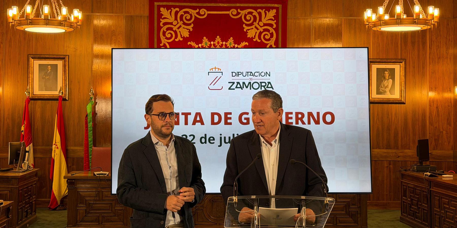 Momento de la Junta de Gobierno de la Diputación de Zamora