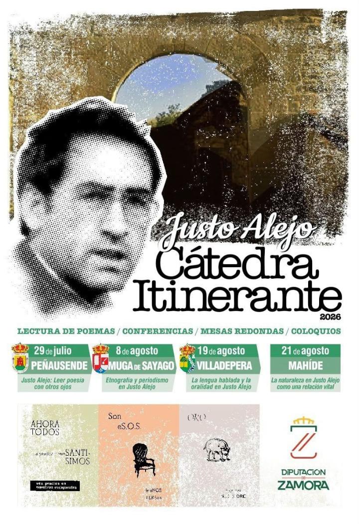 Cartel de ‘Justo Alejo Cátedra Itinerante’
