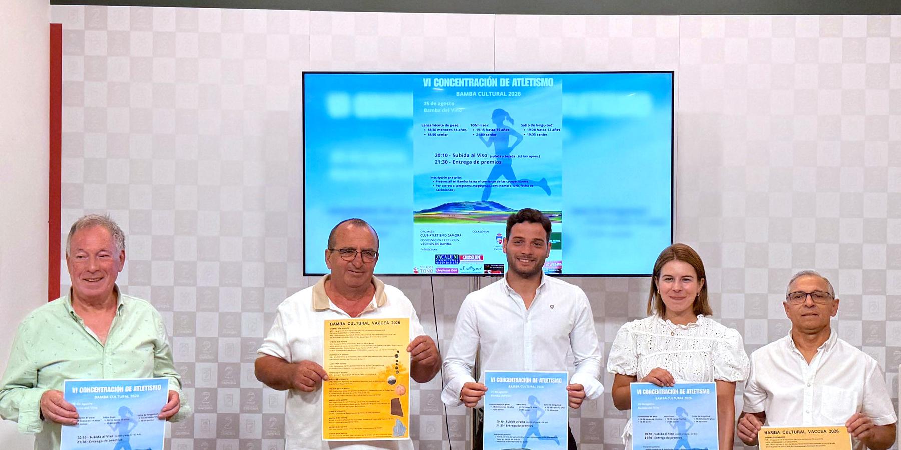 Presentación de la VI Concentración de Atletismo Bamba Cultural 2026.