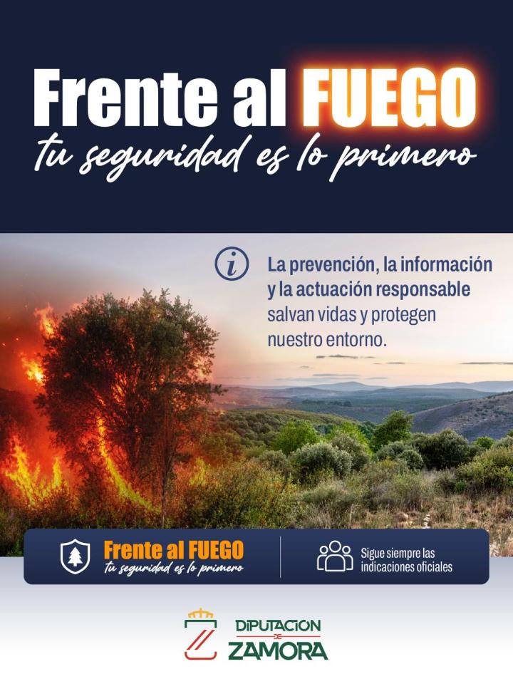 Frente al fuego, tu seguridad es lo primero