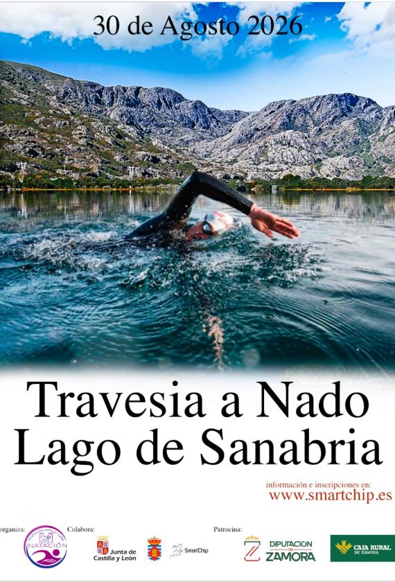 Cartel de la Travesía a Nado Lago de Sanabria 2026