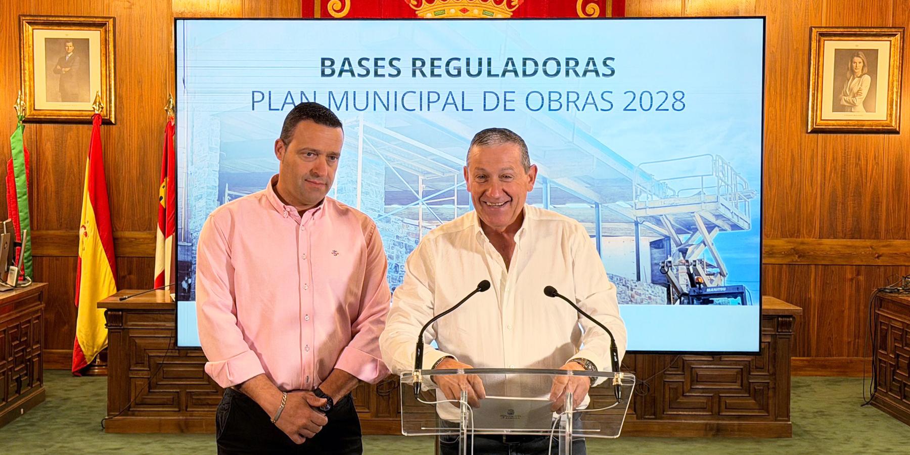 Presentación de las bases que regulan la convocatoria del Plan Municipal de Obras 2028
