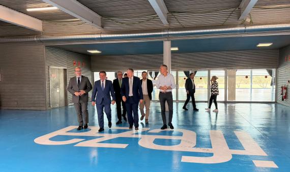 Visita a las obras de mejora y modernización ejecutadas en las instalaciones de IFEZA