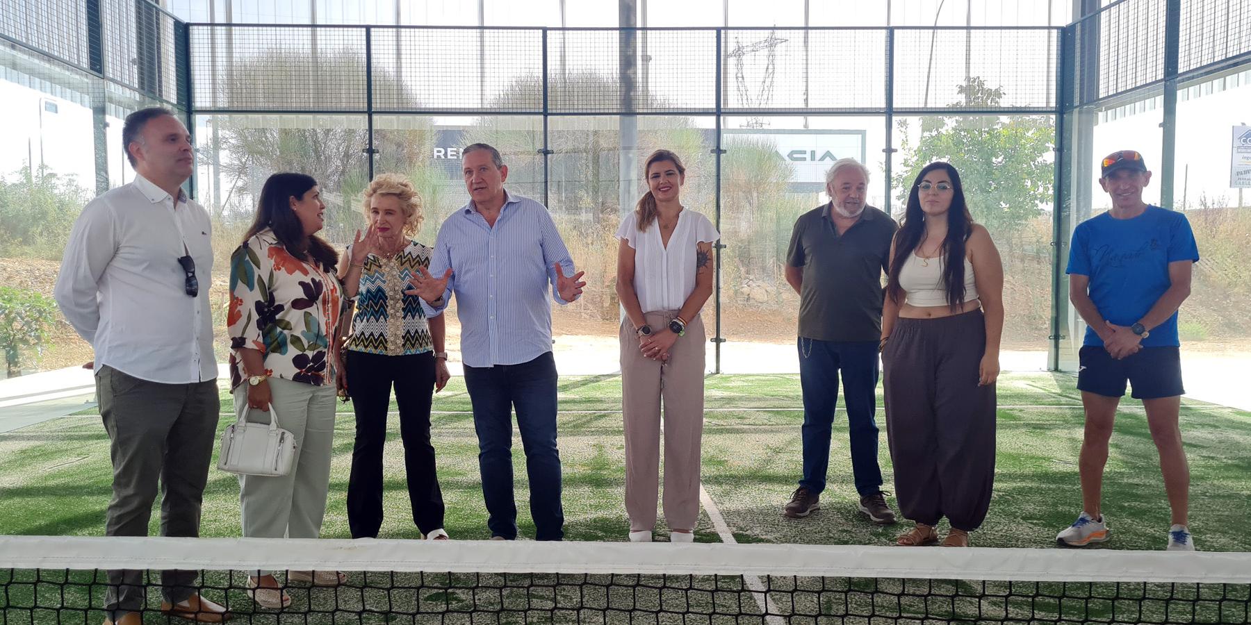 Visita a las obras ejecutadas para la implantación de nuevas instalaciones y mejora integral de la Ciudad Deportiva de Benavente