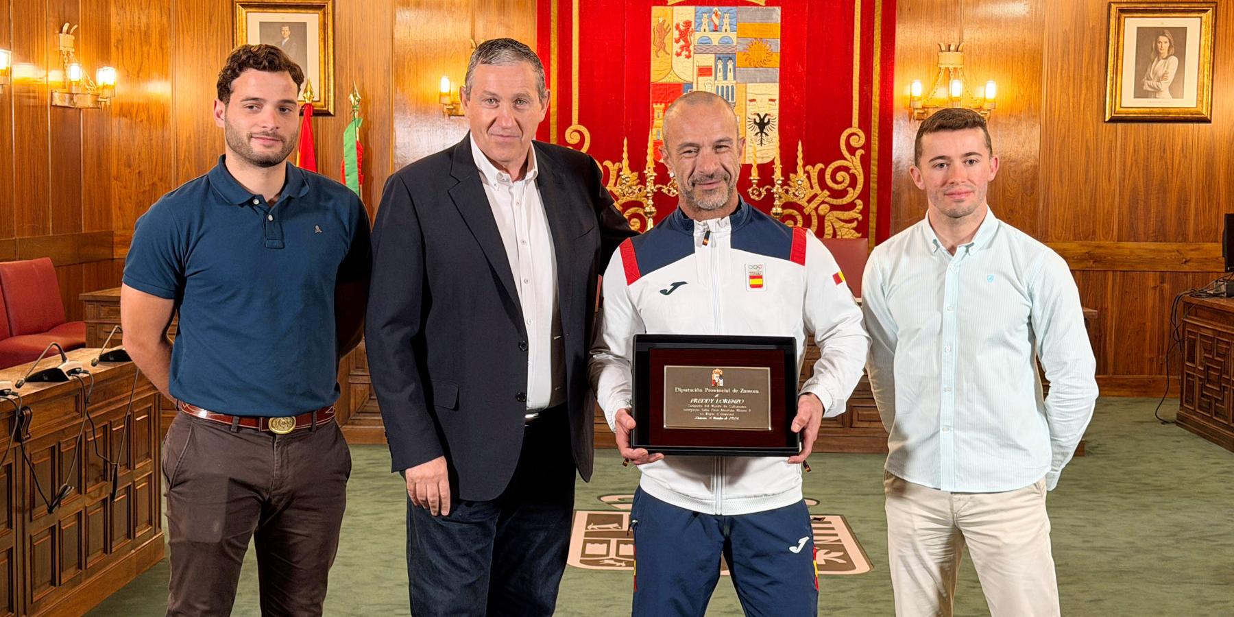 Freddy Lorenzo es uno de los deportistas zamoranos que individualmente cuenta con mayor número de títulos mundiales e internacionales.