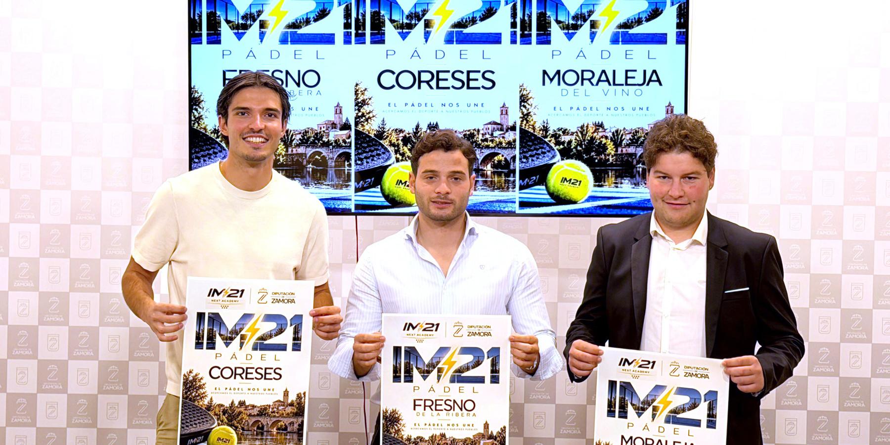 Presentación de IM21 Pádel, un proyecto que busca acercar el deporte a los pueblos