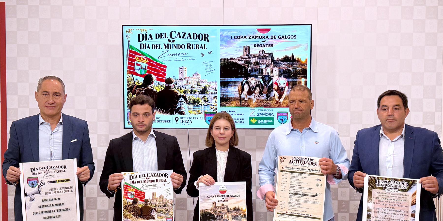 Presentación del programa de actividades del Día del Cazador-Día del Mundo Rural de Zamora.